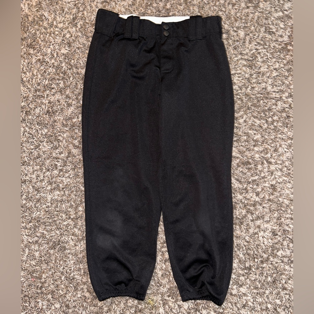 Women’s medium Intensity Black Softball pants.